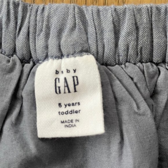 Gap girls' Chambray Eyelet Flippy Skirt - Picture 7 of 8